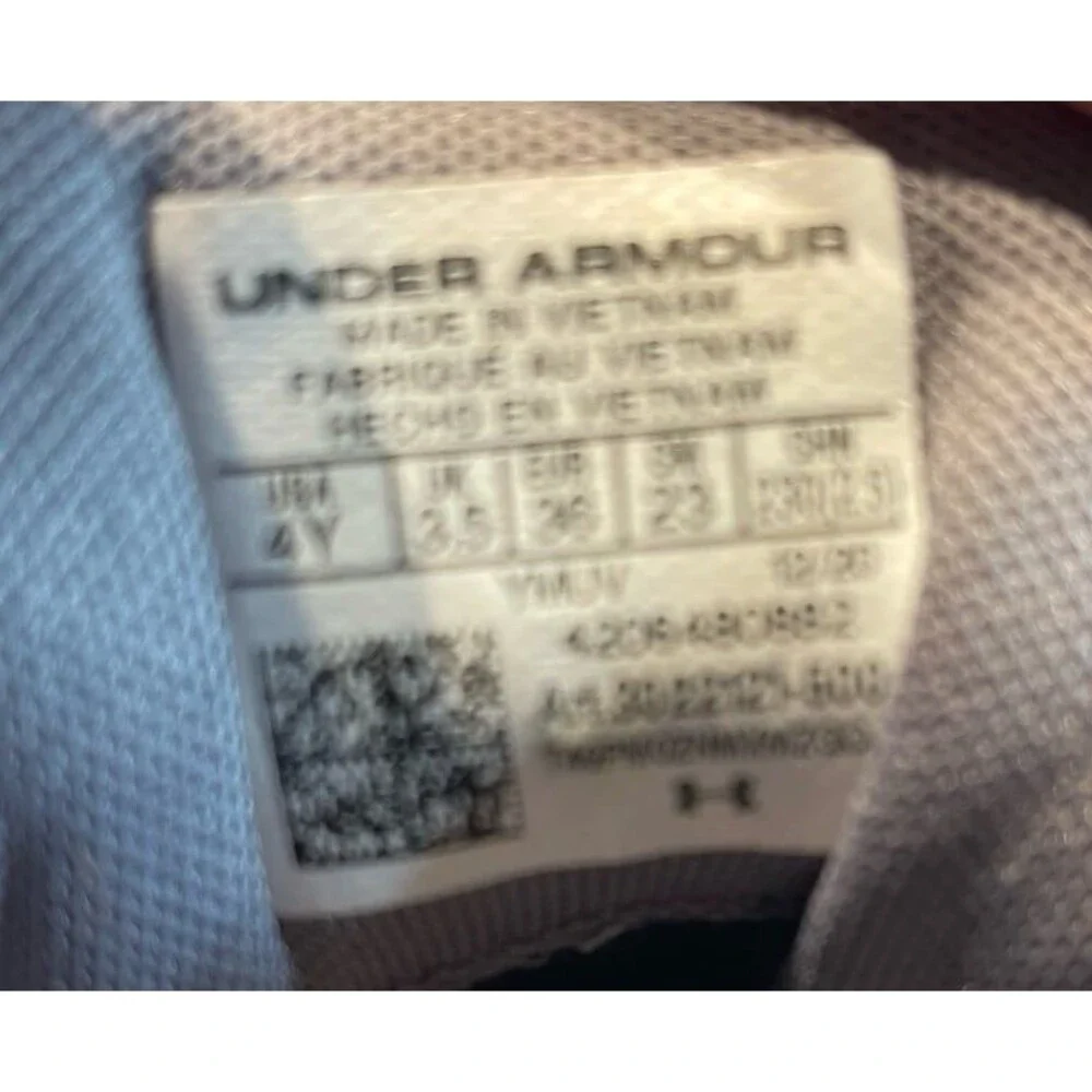 Under Armour Jet 2019 Basketball Shoe Size 4Y Nebula Purple (500)/White
